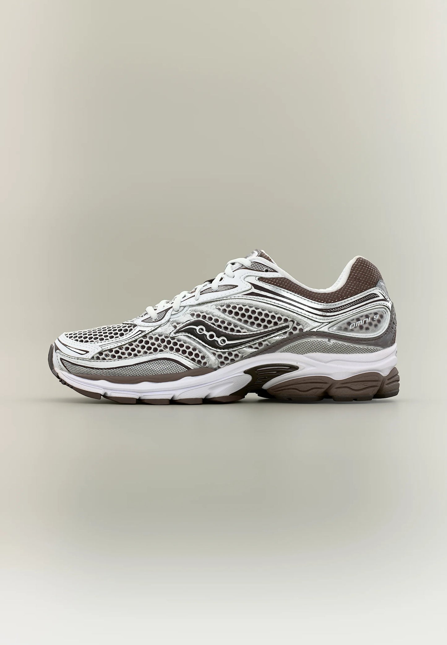 Saucony Progrid Omni 9 - White/Brown