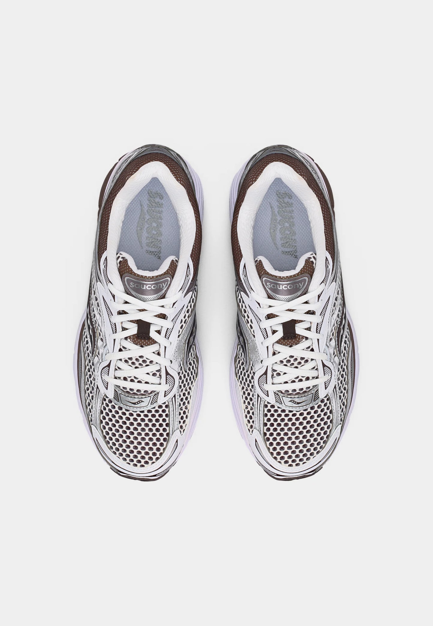 Saucony Progrid Omni 9 - White/Brown