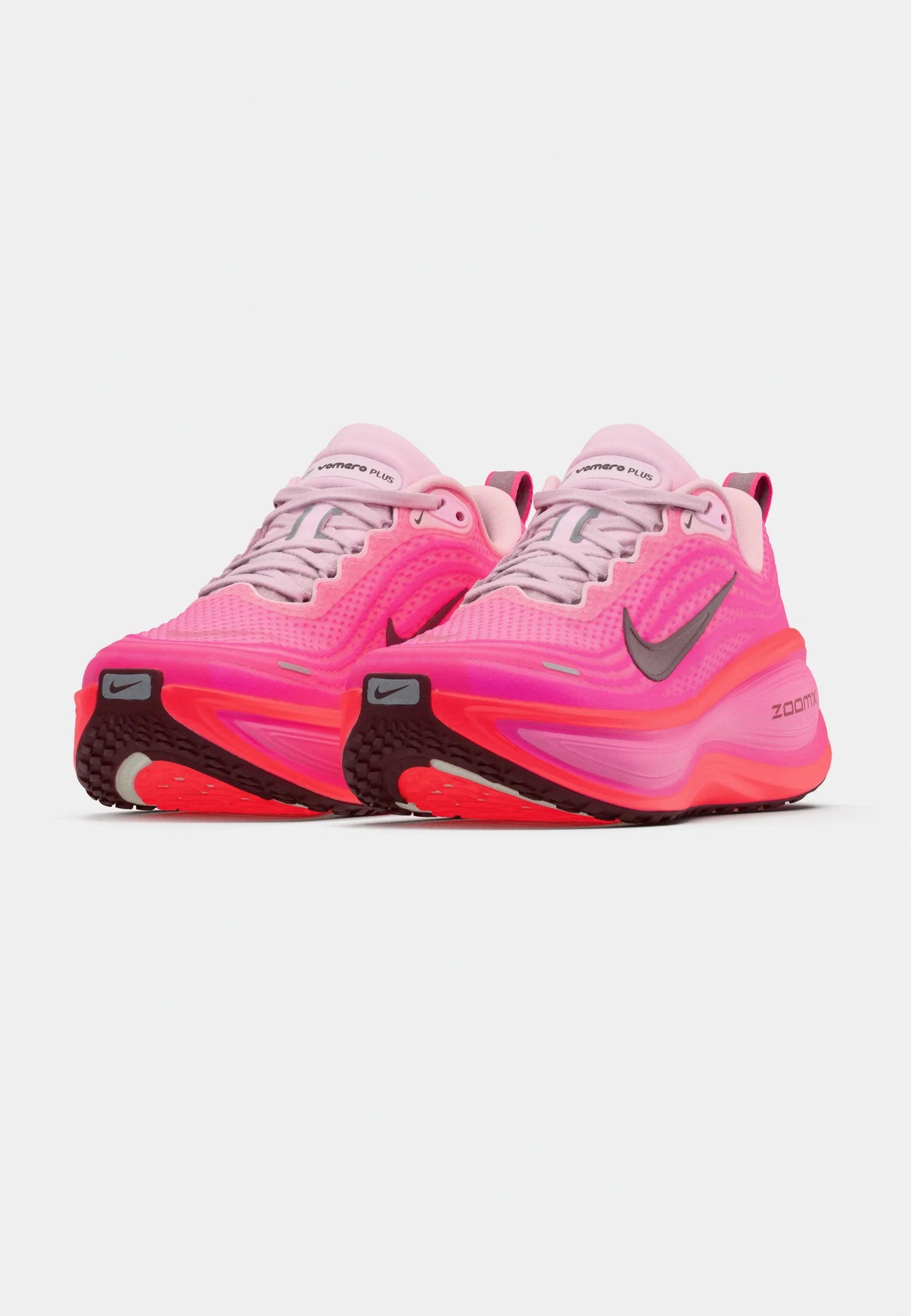 Nike VOMERO PLUS - Hyper Pink / Burgundy Crush / Bright Crimson